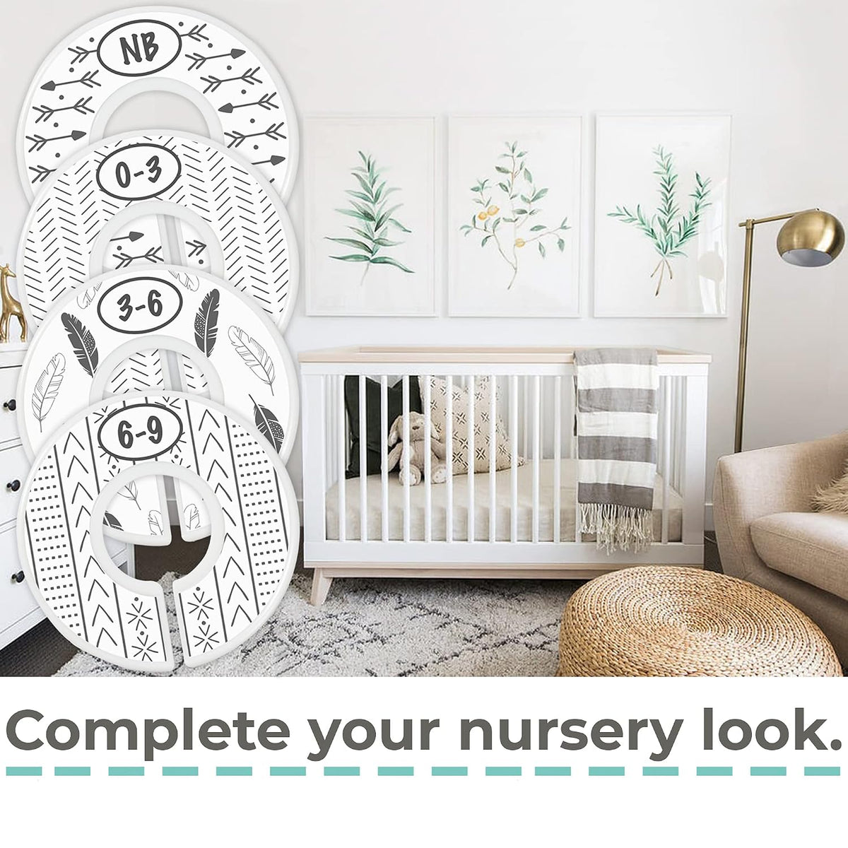 Baby Closet Size Dividers for Baby Clothes - Nautical