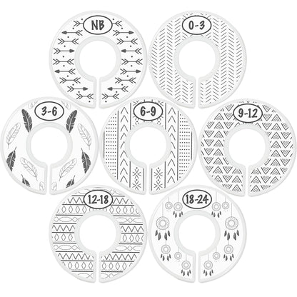 Baby Closet Size Dividers for Baby Clothes - Nautical