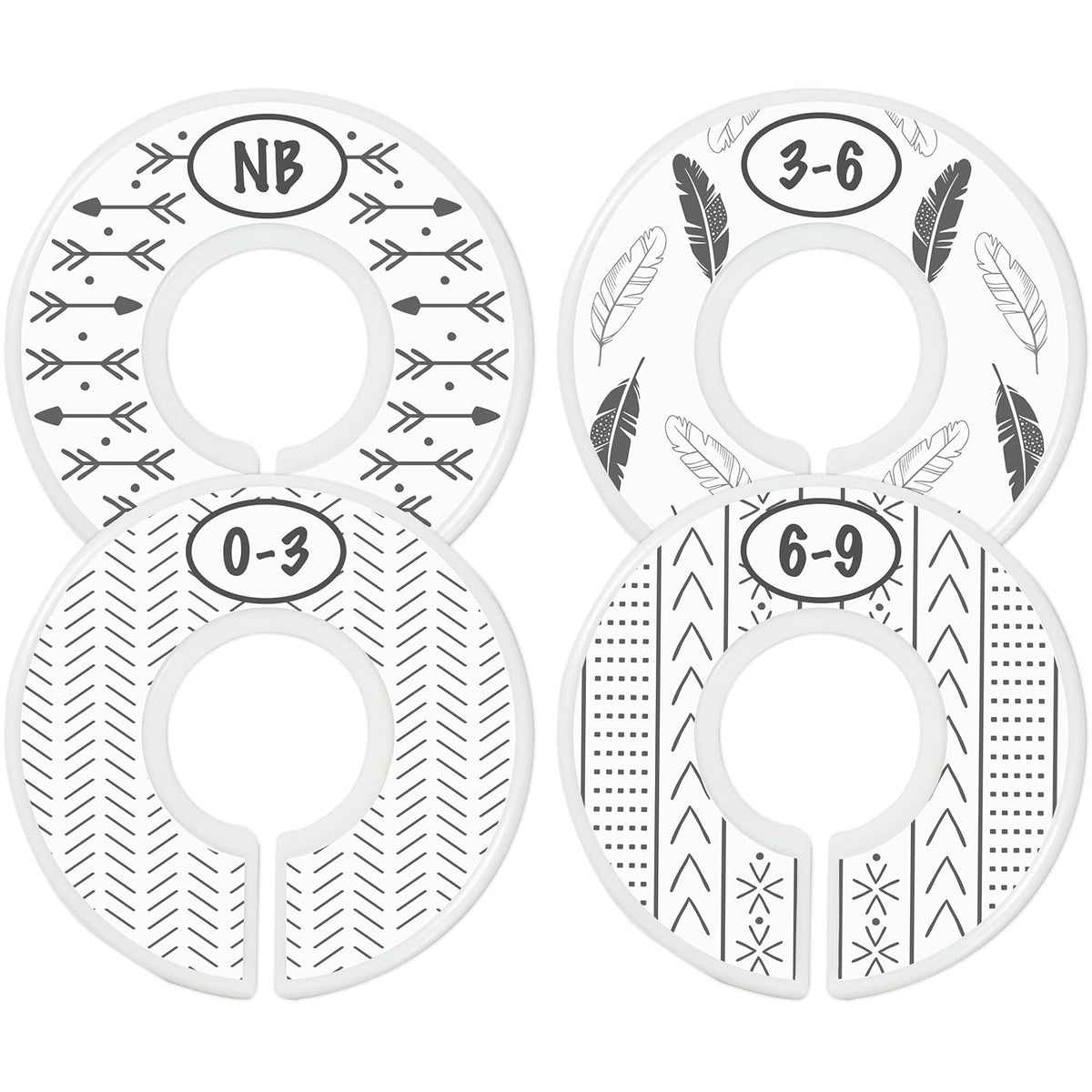 Baby Closet Size Dividers for Baby Clothes - Nautical