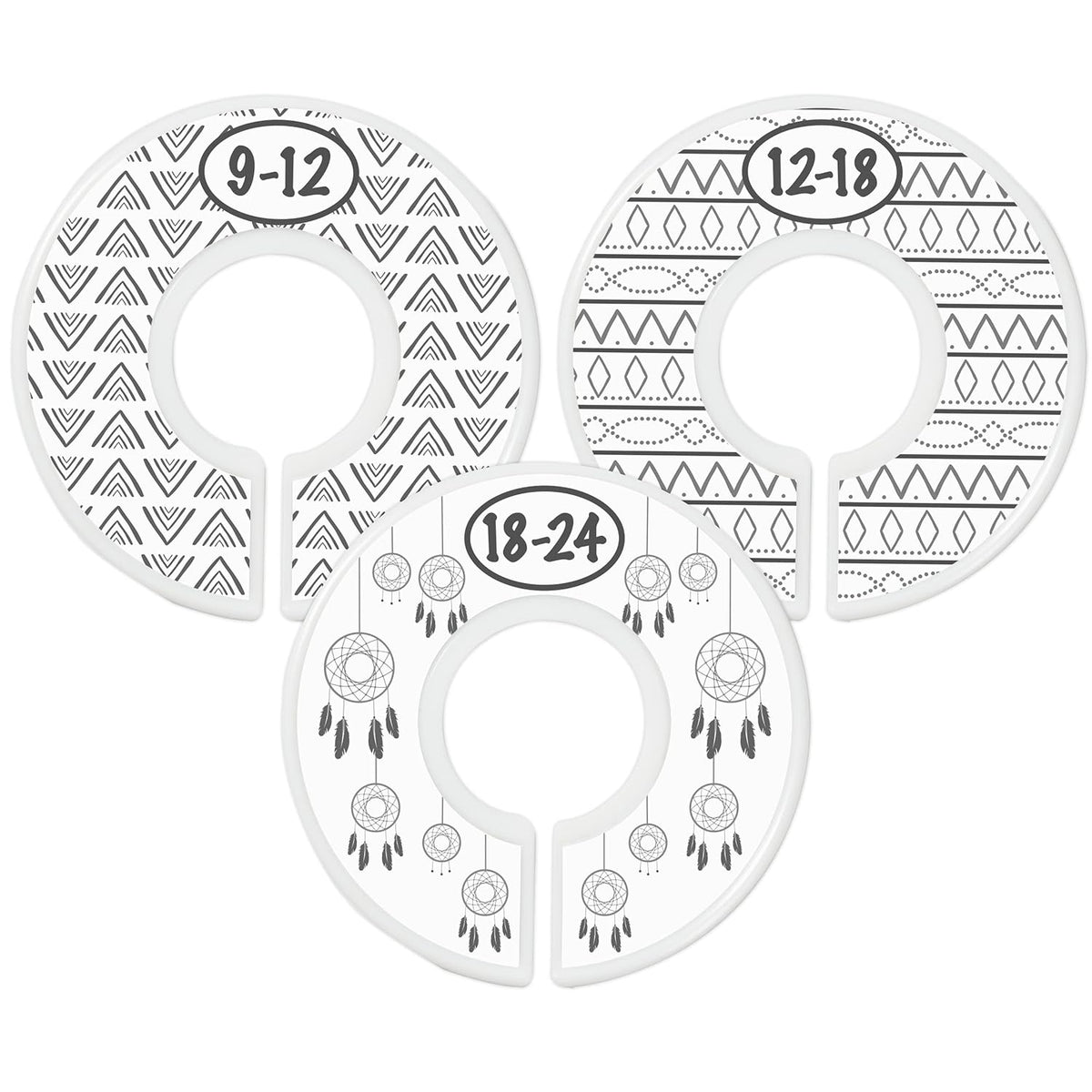 Baby Closet Size Dividers for Baby Clothes - Nautical