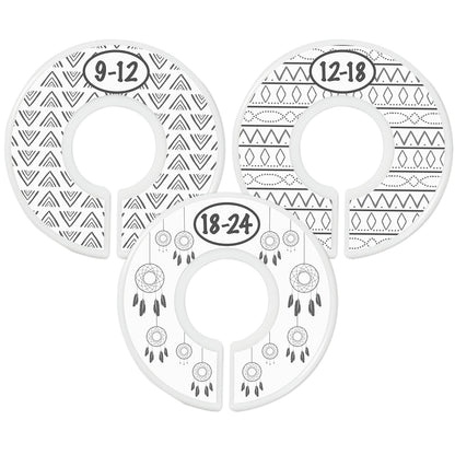 Baby Closet Size Dividers for Baby Clothes - Nautical