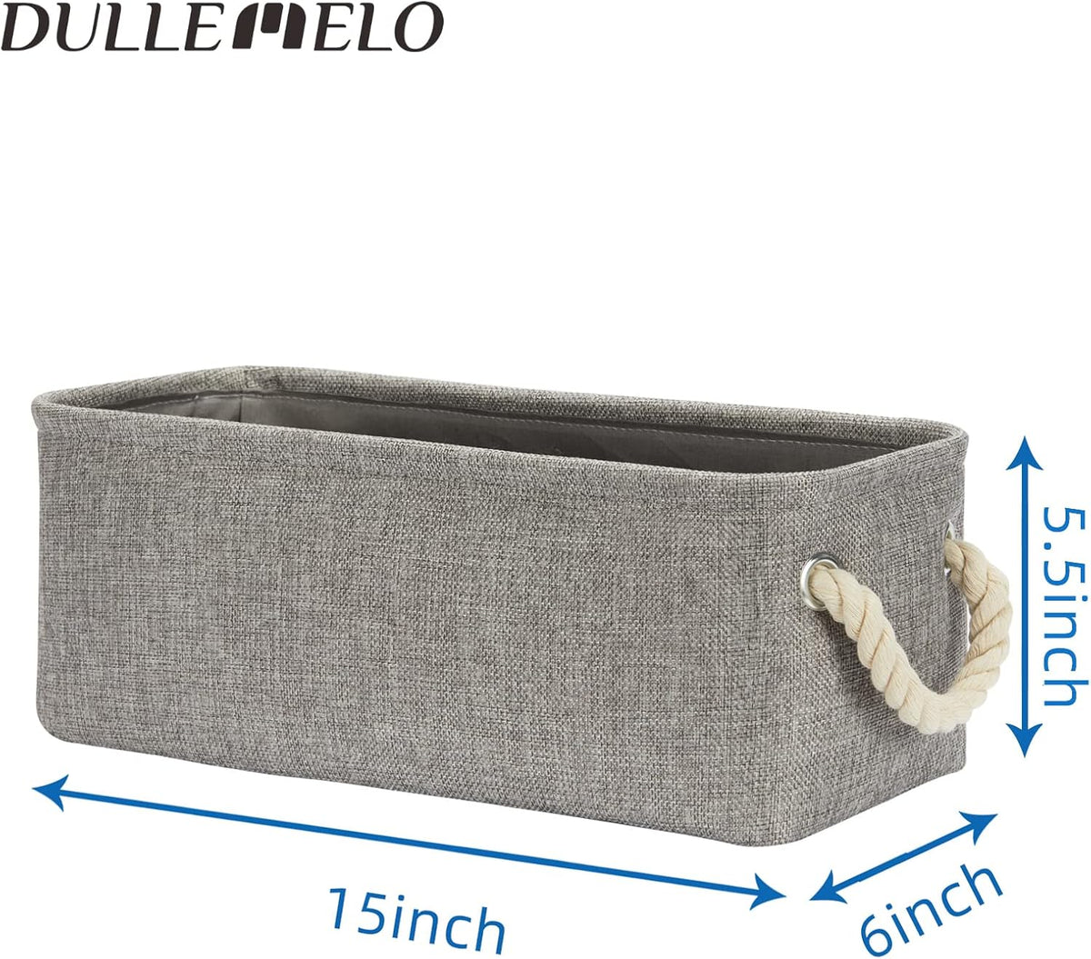 Large Fabric Collapsible Cube Storage Baskets for Organizing 16x12x12