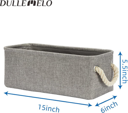 Large Fabric Collapsible Cube Storage Baskets for Organizing 16x12x12