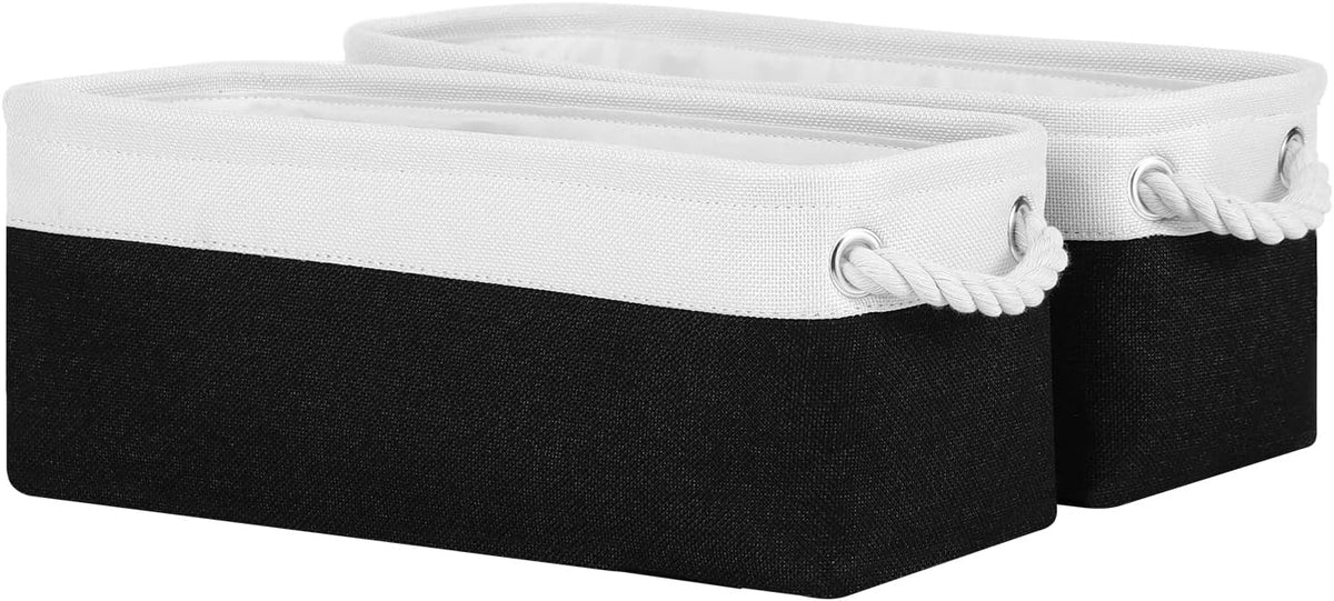Large Fabric Collapsible Cube Storage Baskets for Organizing 16x12x12