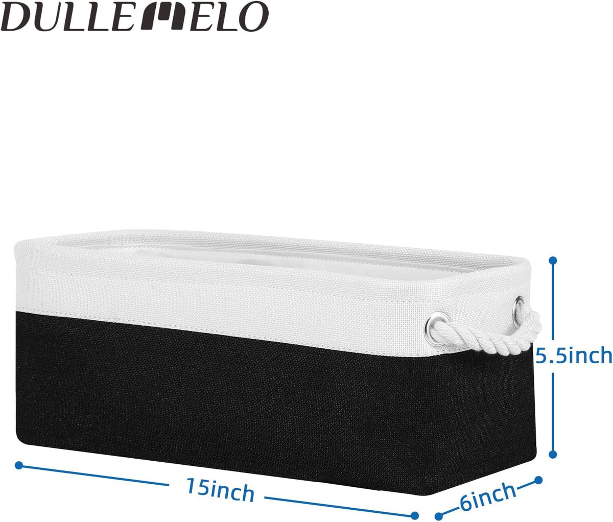 Large Fabric Collapsible Cube Storage Baskets for Organizing 16x12x12