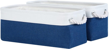 Large Fabric Collapsible Cube Storage Baskets for Organizing 16x12x12
