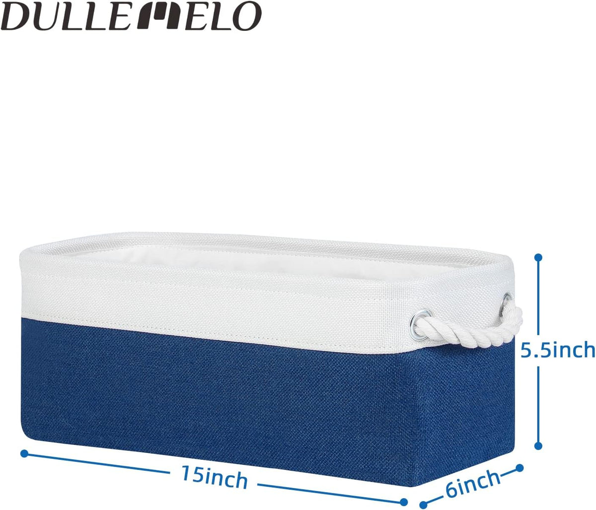Large Fabric Collapsible Cube Storage Baskets for Organizing 16x12x12