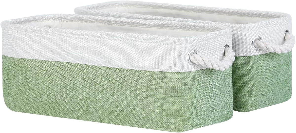 Large Fabric Collapsible Cube Storage Baskets for Organizing 16x12x12