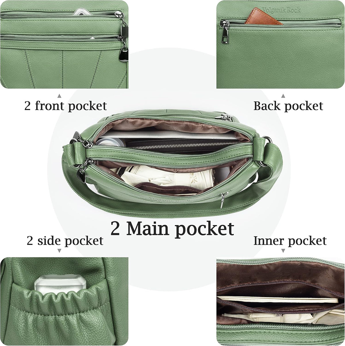 Crossbody Purse for Women Ladies Soft PU Leather Shoulder Bag Medium Roomy Handbag Fashion Tote Top Handle Satchel