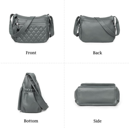 Crossbody Purse for Women Ladies Soft PU Leather Shoulder Bag Medium Roomy Handbag Fashion Tote Top Handle Satchel