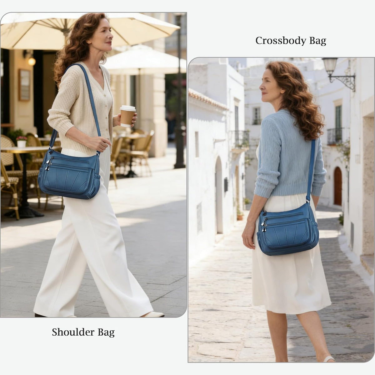 Crossbody Purse for Women Ladies Soft PU Leather Shoulder Bag Medium Roomy Handbag Fashion Tote Top Handle Satchel