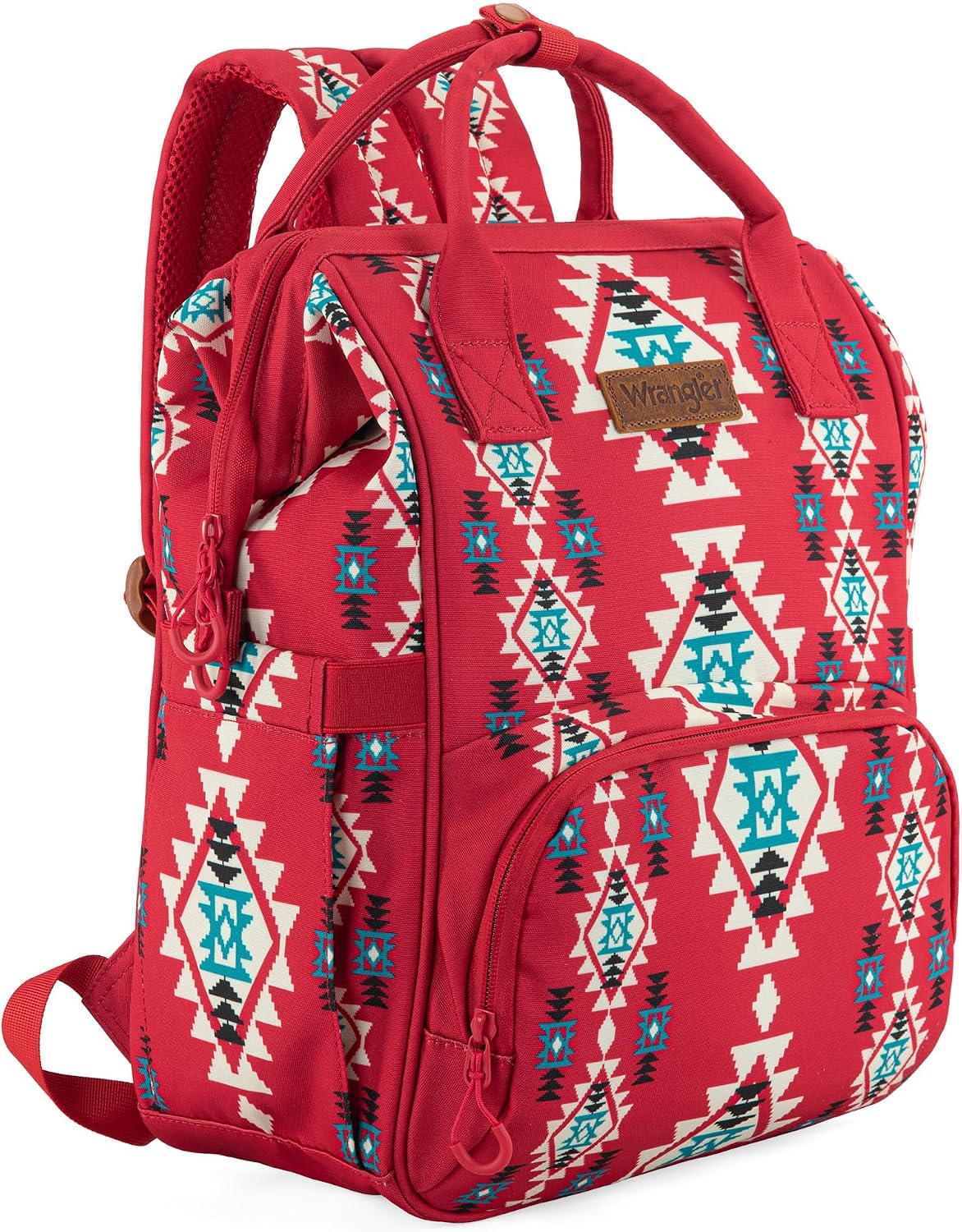 Montana West Wrangler Callie Diaper Bag Backpack with Stroller Straps Western Pattern Multifunction Baby Travel Bag WG2204-91102HPK