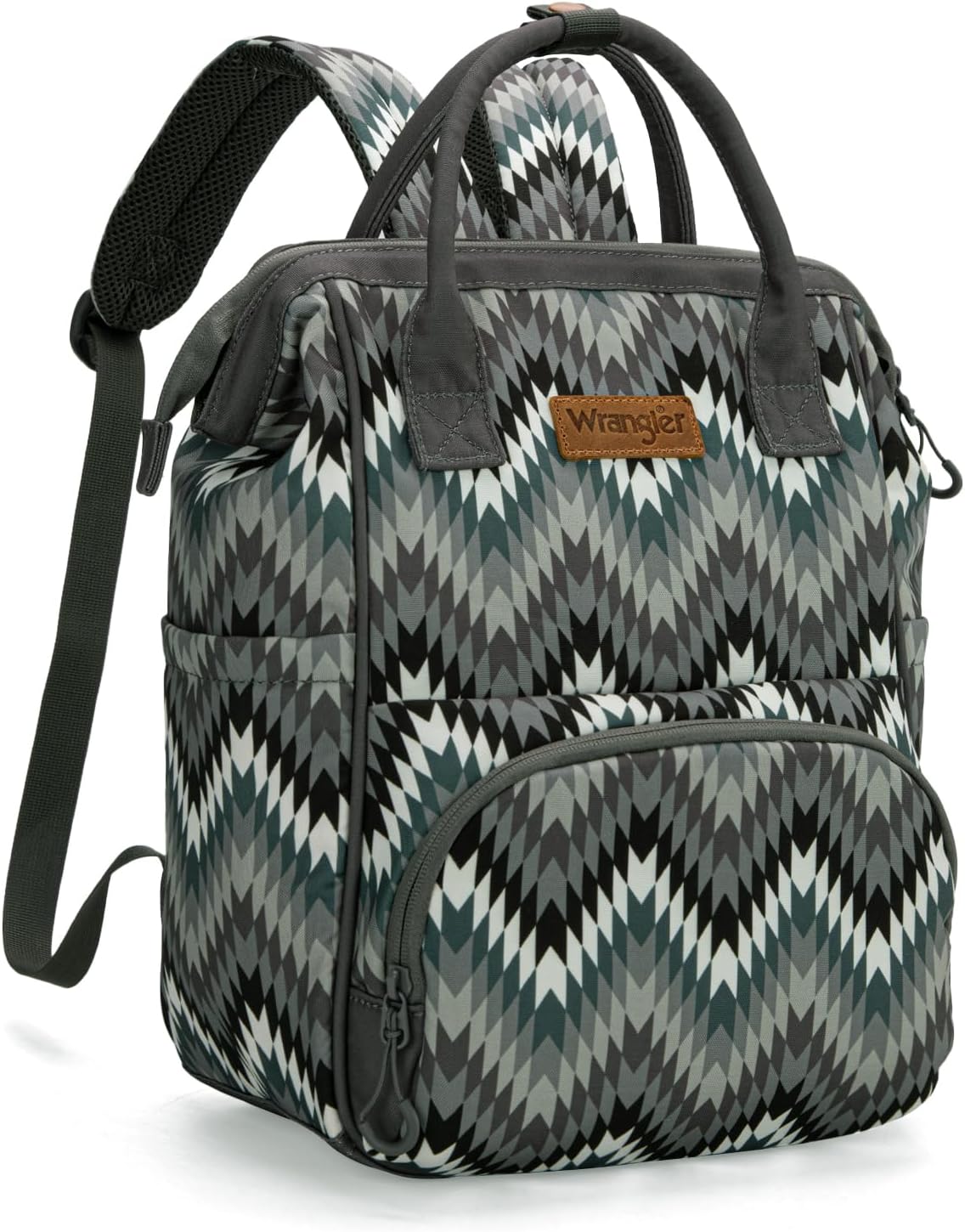 Montana West Wrangler Callie Diaper Bag Backpack with Stroller Straps Western Pattern Multifunction Baby Travel Bag WG2204-91102HPK