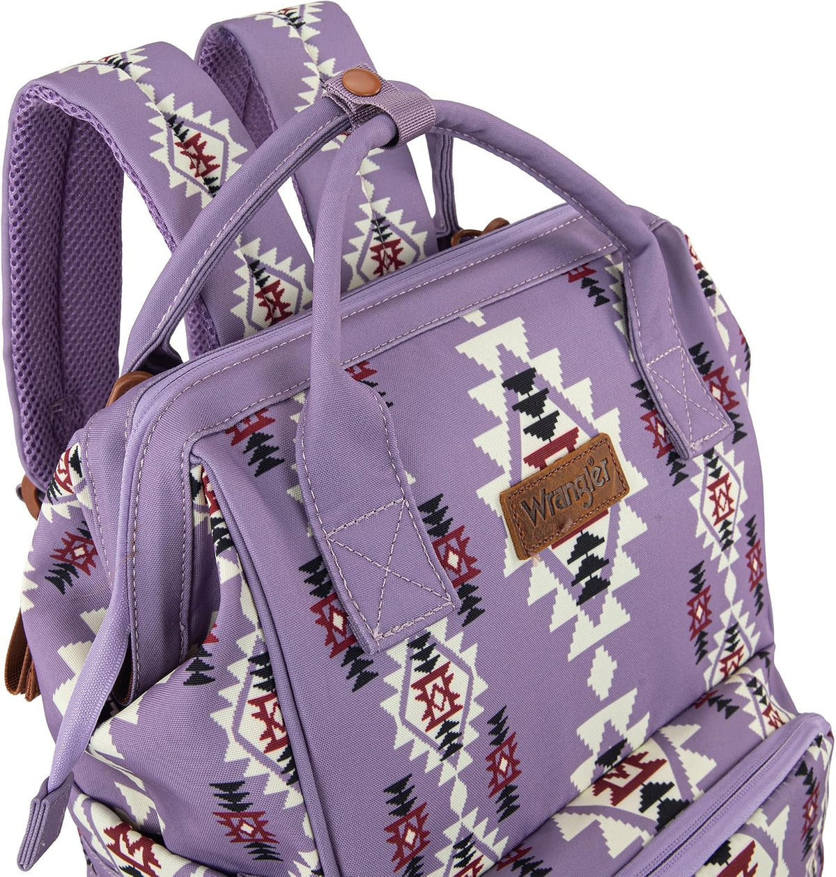 Montana West Wrangler Callie Diaper Bag Backpack with Stroller Straps Western Pattern Multifunction Baby Travel Bag WG2204-91102HPK