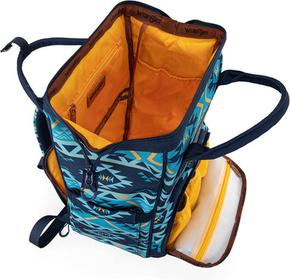 Montana West Wrangler Callie Diaper Bag Backpack with Stroller Straps Western Pattern Multifunction Baby Travel Bag WG2204-91102HPK