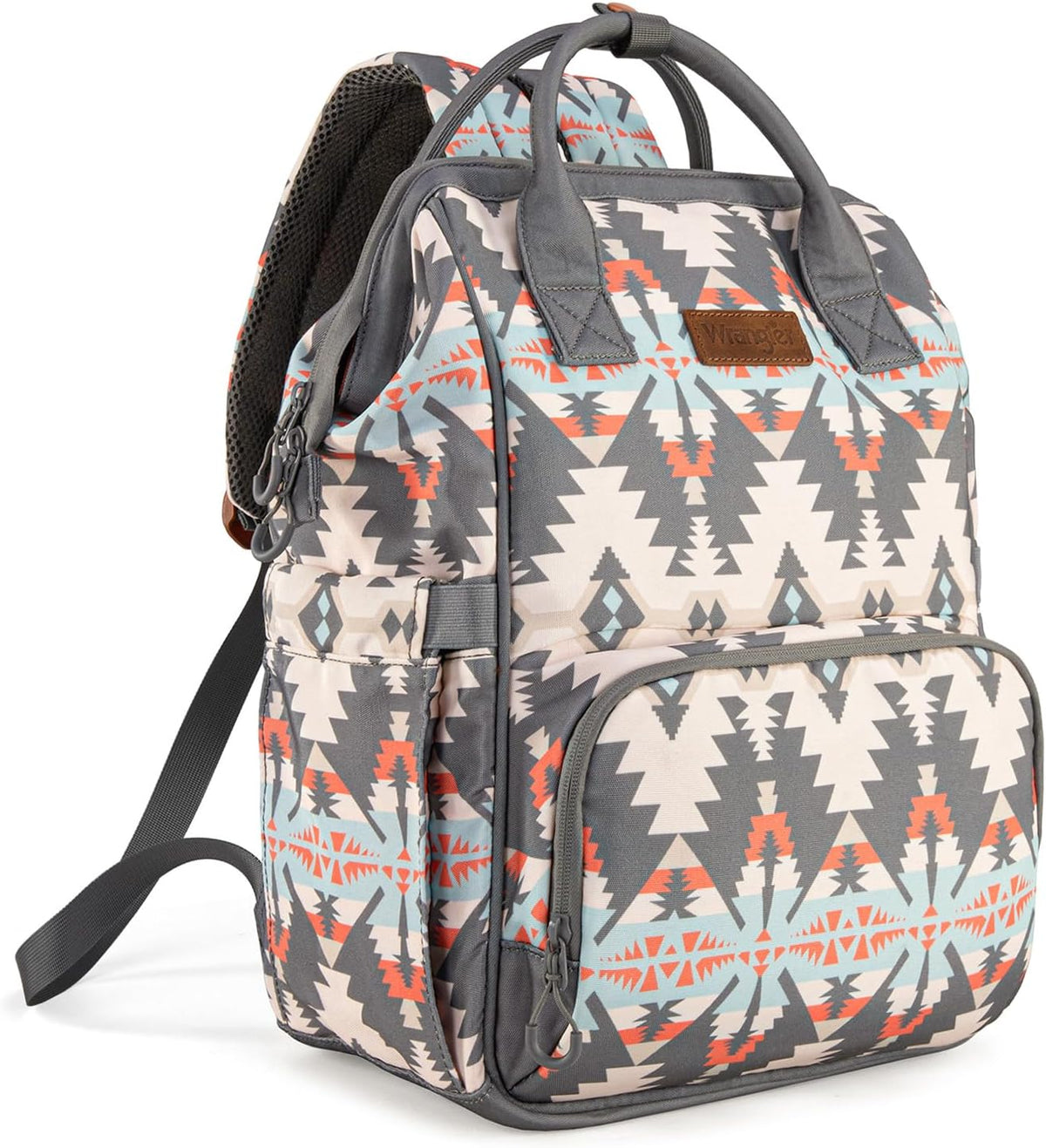 Montana West Wrangler Callie Diaper Bag Backpack with Stroller Straps Western Pattern Multifunction Baby Travel Bag WG2204-91102HPK