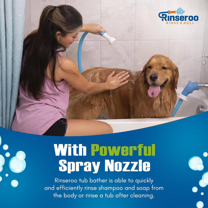 Slip-On Bathtub Faucet Sprayer Attachment, 5 Foot Hose