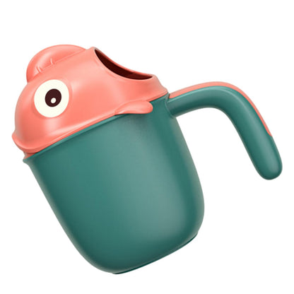Baby Bath Rinse Cup Cute Cartoon Fish Infant Shampoo Rinser Shower Wash Hair Cup for Kids Baby Bath Rinser