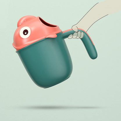 Baby Bath Rinse Cup Cute Cartoon Fish Infant Shampoo Rinser Shower Wash Hair Cup for Kids Baby Bath Rinser