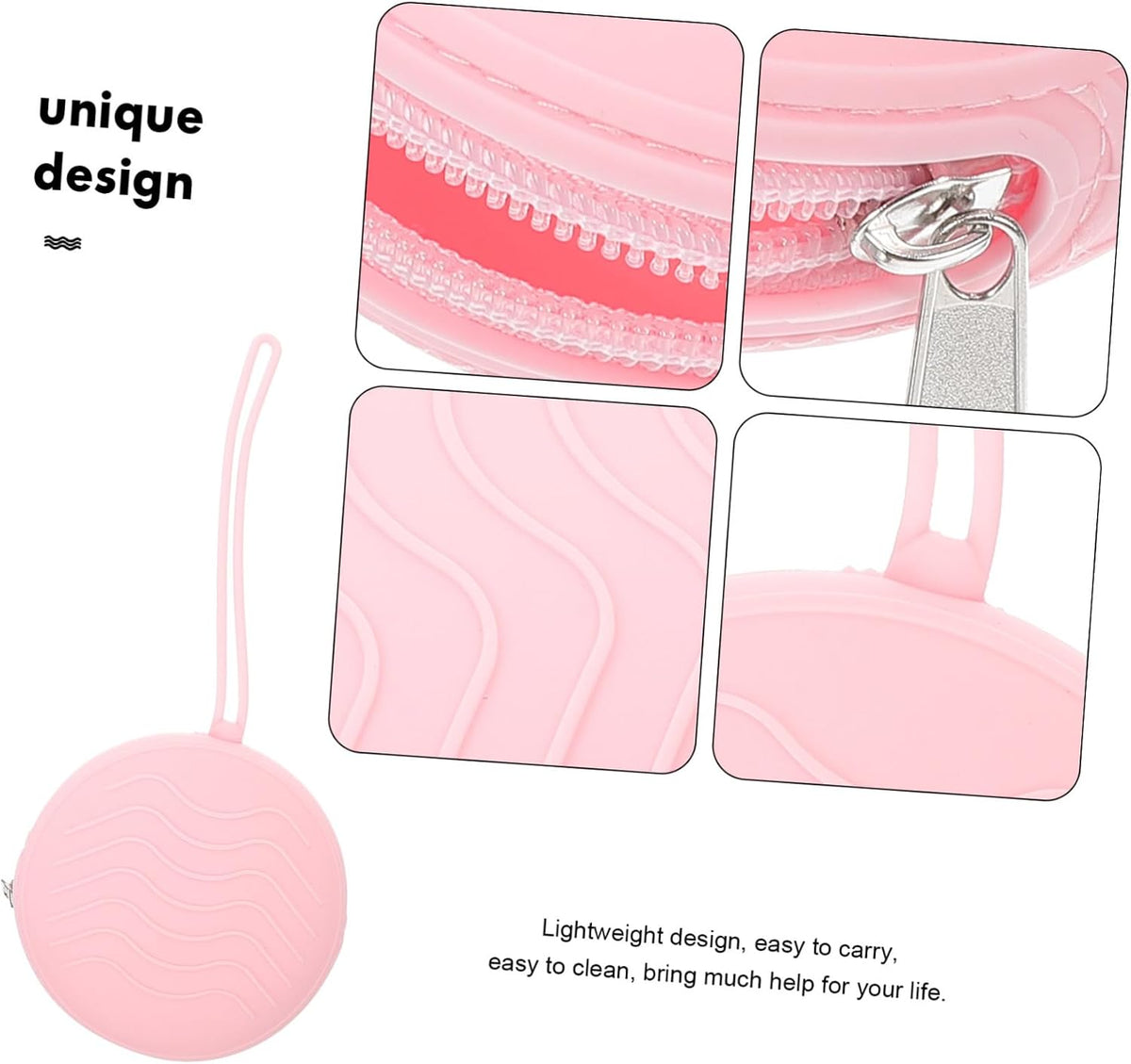 3pcs Portable Storage Case Convenient Reusable Organizer for Women for Daily Use Easy Cleaning