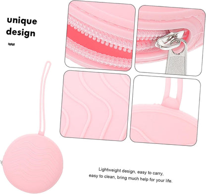 3pcs Portable Storage Case Convenient Reusable Organizer for Women for Daily Use Easy Cleaning