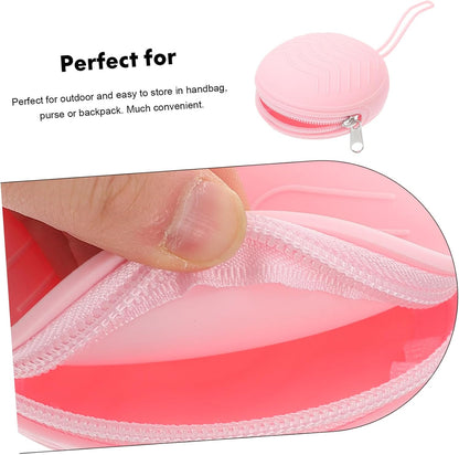 3pcs Portable Storage Case Convenient Reusable Organizer for Women for Daily Use Easy Cleaning