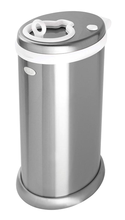 Stainless Steel Diaper Pail, No Special Bags, Odor-Locking, Taupe