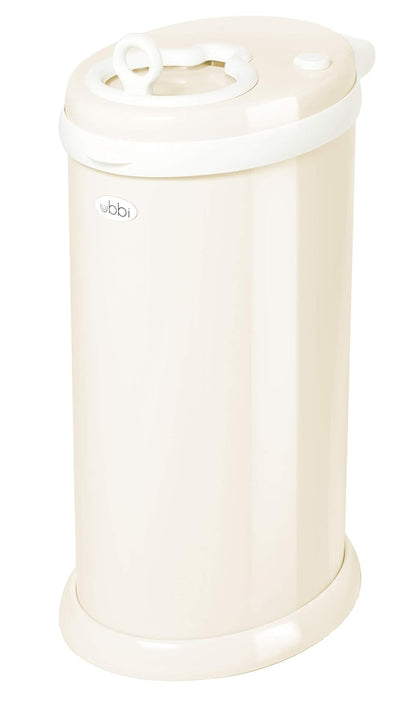 Stainless Steel Diaper Pail, No Special Bags, Odor-Locking, Taupe