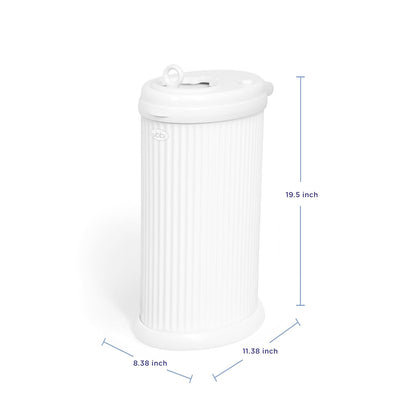 Stainless Steel Diaper Pail, No Special Bags, Odor-Locking, Taupe