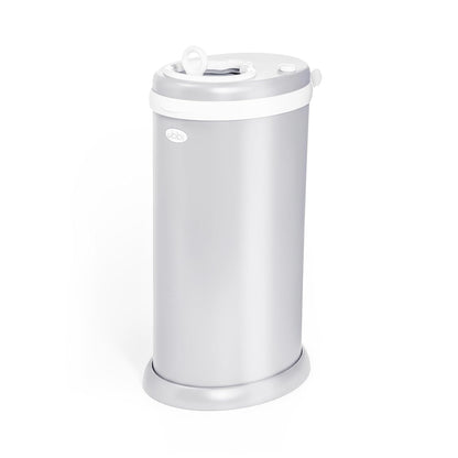 Stainless Steel Diaper Pail, No Special Bags, Odor-Locking, Taupe