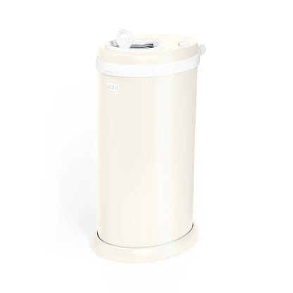 Stainless Steel Diaper Pail, No Special Bags, Odor-Locking, Taupe