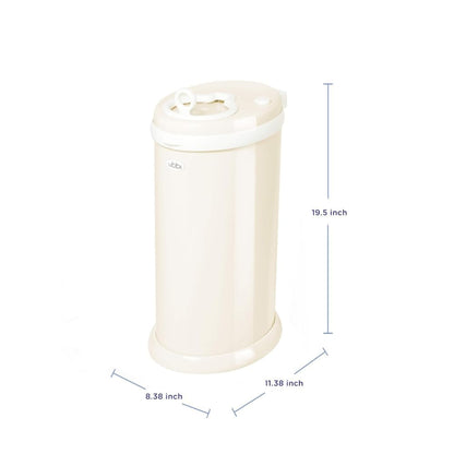Stainless Steel Diaper Pail, No Special Bags, Odor-Locking, Taupe