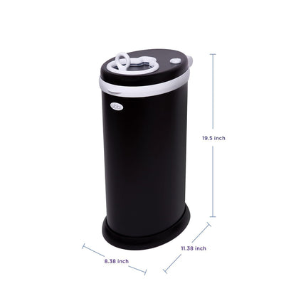 Stainless Steel Diaper Pail, No Special Bags, Odor-Locking, Taupe