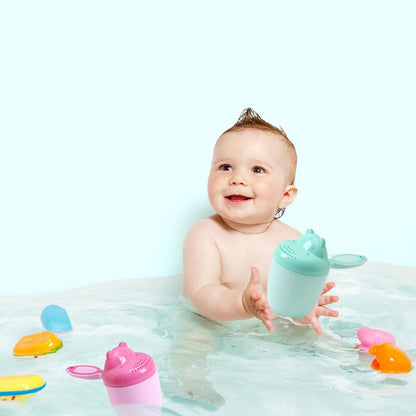 Rinser Shampoo Cup Sprinkler Watering Cup for Bath Hair Washing Bathroom Ear Eye Protective Rinse Bath Rinse Tear Free Waterfall
