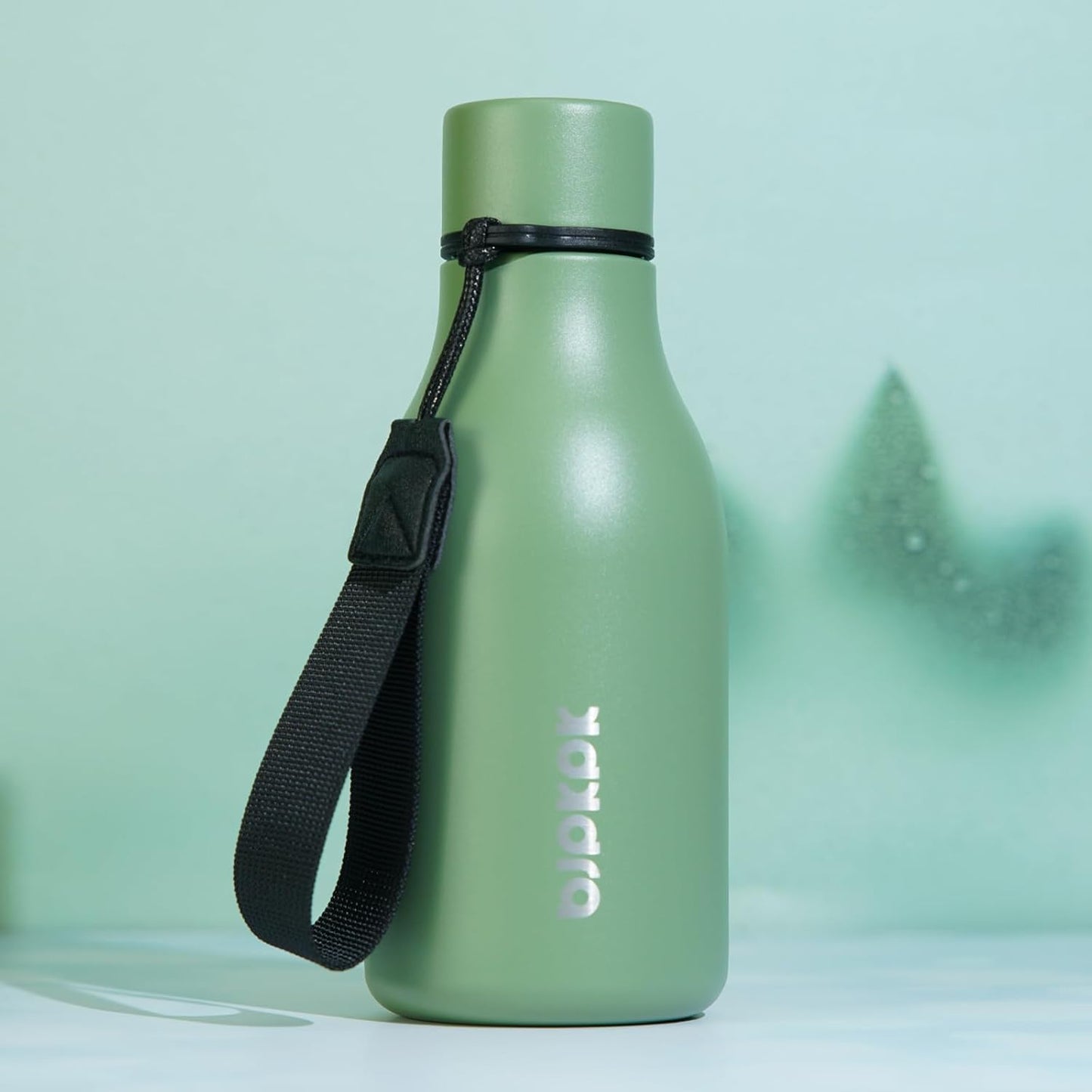 18oz Insulated Water Bottle, Stainless Steel Bottle with Carry Strap | Keep Cold & Hot Vacuum Insulation, Leak-Proof BPA-Free Design, Slim Bottle Fits Most Cup Holders for Gym, Office & Travel - Colors A