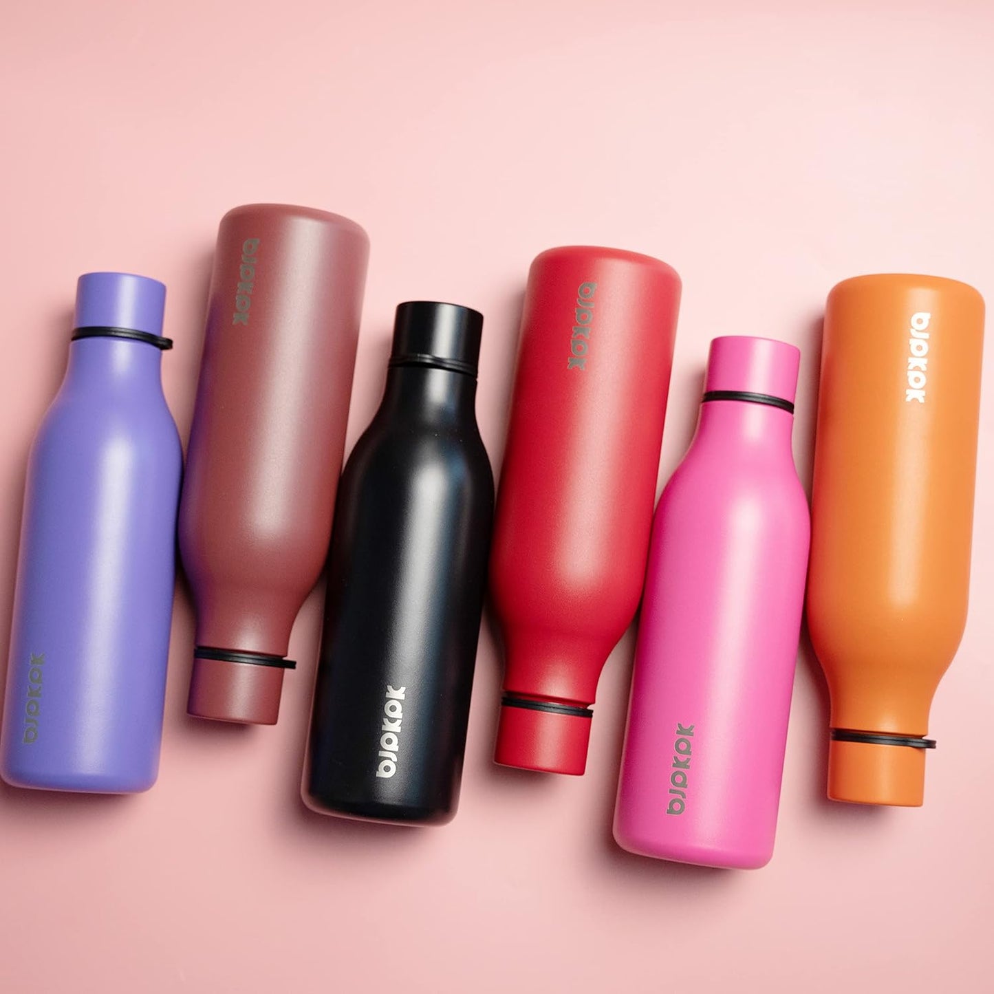 18oz Insulated Water Bottle, Stainless Steel Bottle with Carry Strap | Keep Cold & Hot Vacuum Insulation, Leak-Proof BPA-Free Design, Slim Bottle Fits Most Cup Holders for Gym, Office & Travel - Colors A