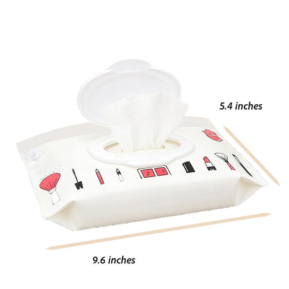 Baby Wipe Dispenser, 2 Pack Reusable Baby Wipe Container, Portable Refillable Baby Wipe Holder Wipes Pouch for Travel & Home Use