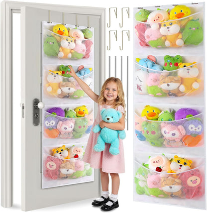 Stuffed Animal Storage Over the Door Organizer