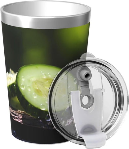 Cucumber Insulated Straw Cup Ideal for Gym use or Carrying on The go