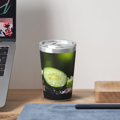 Cucumber Insulated Straw Cup Ideal for Gym use or Carrying on The go