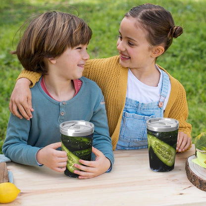 Cucumber Insulated Straw Cup Ideal for Gym use or Carrying on The go