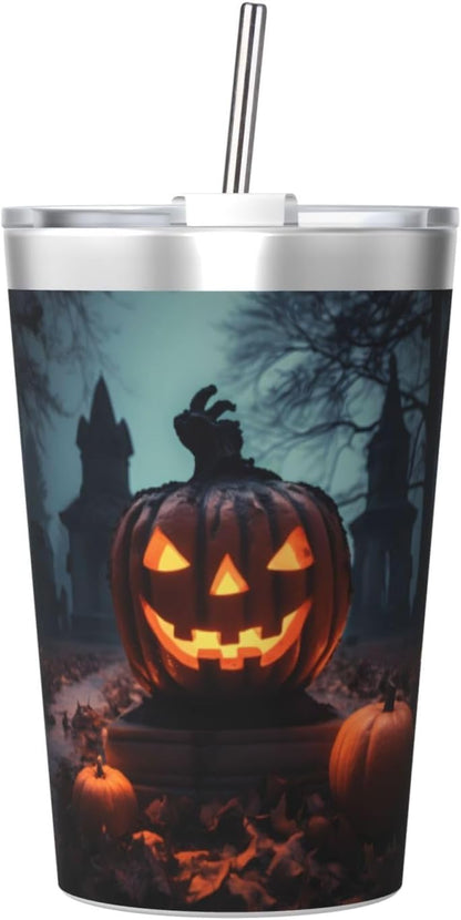 Cucumber Insulated Straw Cup Ideal for Gym use or Carrying on The go