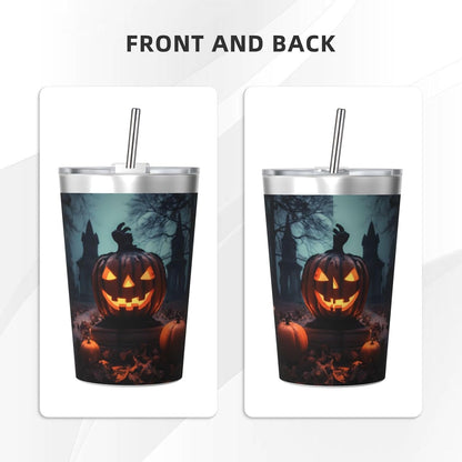 Cucumber Insulated Straw Cup Ideal for Gym use or Carrying on The go