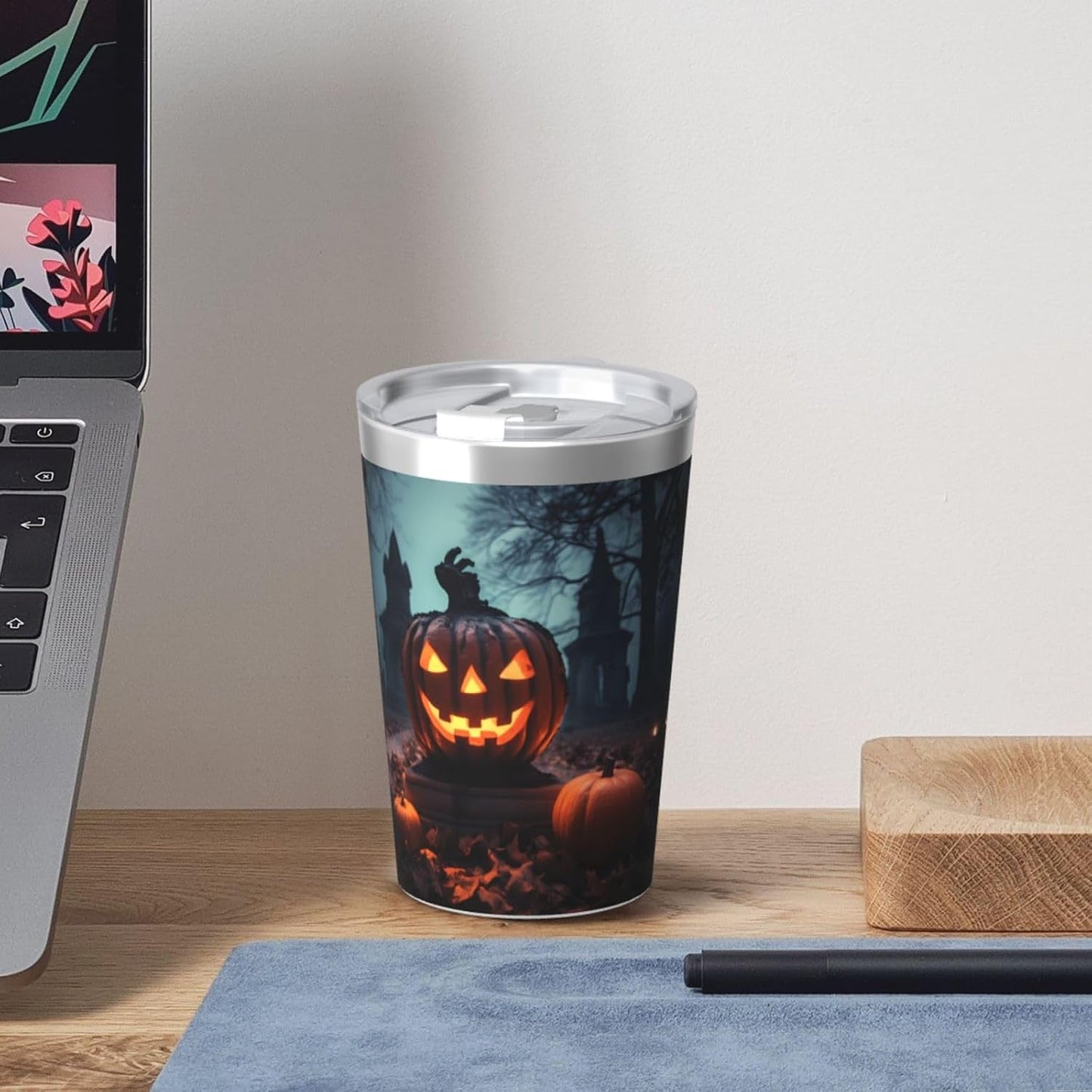 Cucumber Insulated Straw Cup Ideal for Gym use or Carrying on The go