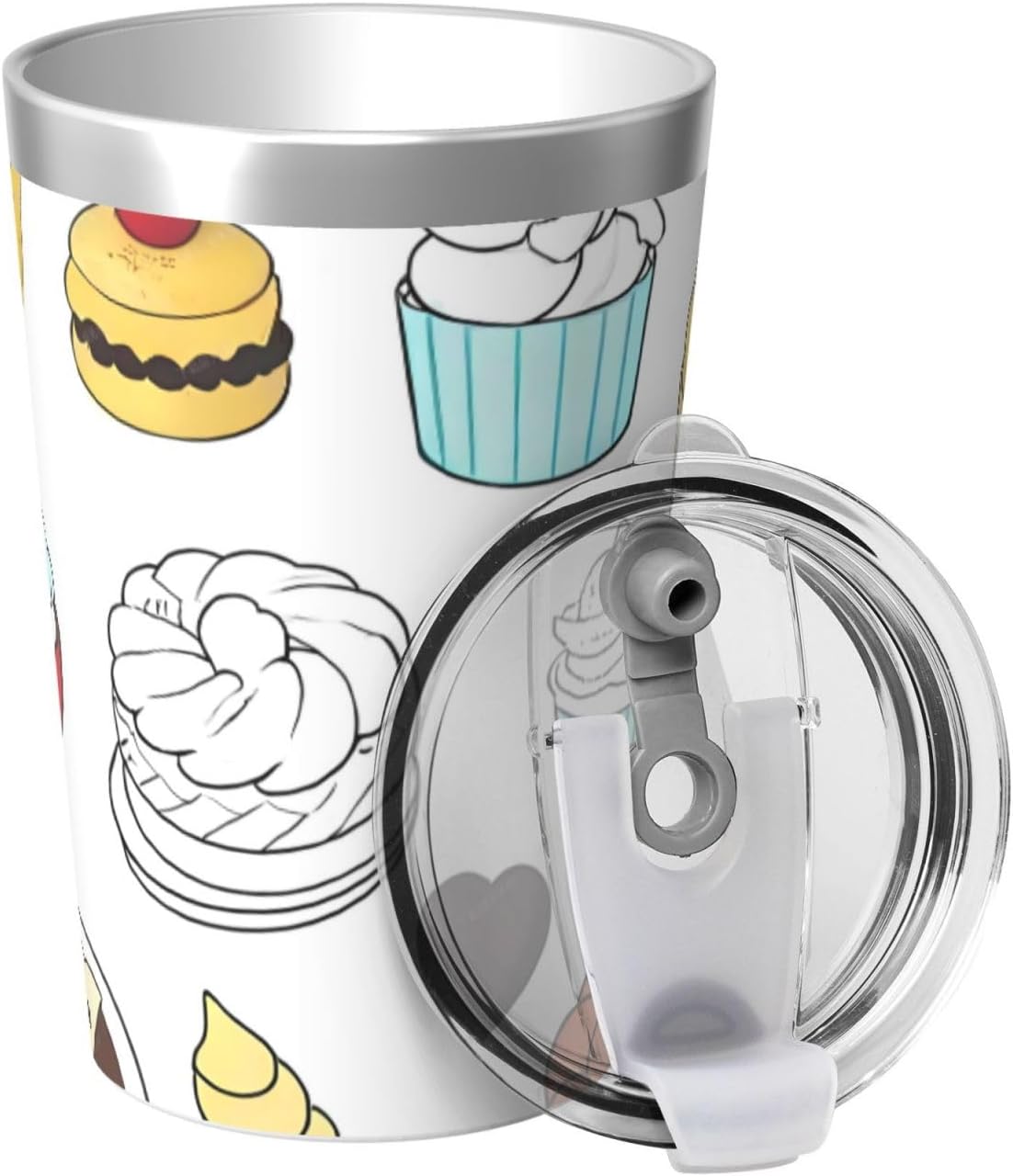 Cucumber Insulated Straw Cup Ideal for Gym use or Carrying on The go