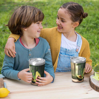 Cucumber Insulated Straw Cup Ideal for Gym use or Carrying on The go