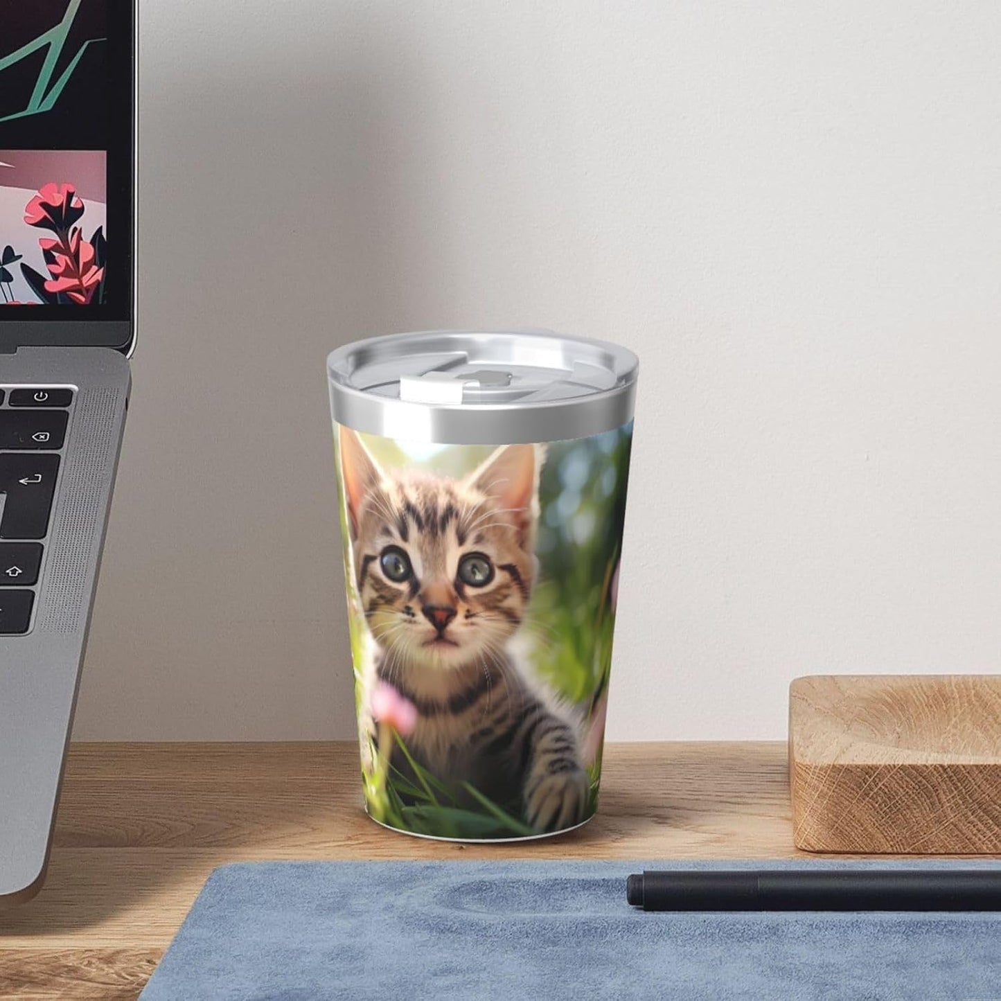 Cucumber Insulated Straw Cup Ideal for Gym use or Carrying on The go