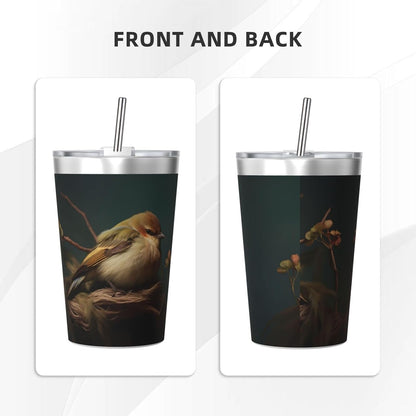 Cucumber Insulated Straw Cup Ideal for Gym use or Carrying on The go