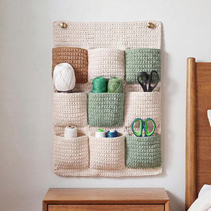 Handmade Boho over the Door Hanging Organizer