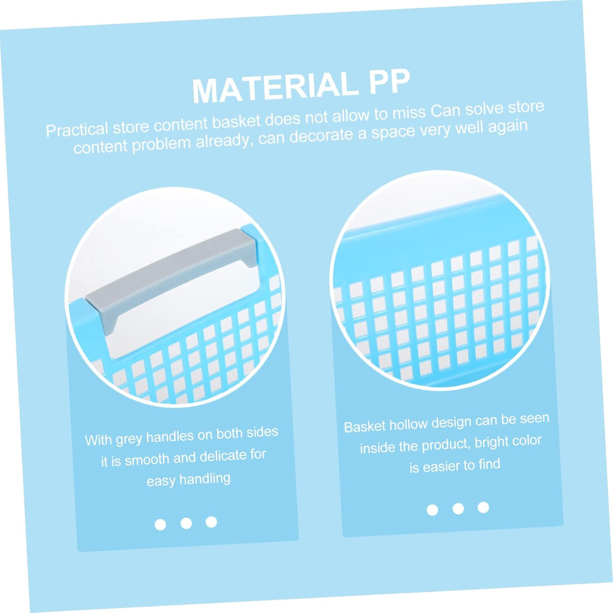 Toy Storage Basket Lid Collapsible Woven Organizer for Playroom Sturdy and Lightweight for Easy Use